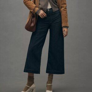 Anthropologie The Ettie High-Rise Crop Wide-Leg Jeans Maeve Size 23 NWT